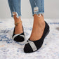 🔥50% RABATT – 💃Leichte, modische Damenschuhe mit Strass und Keilabsatz