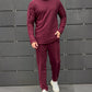 Weiches Freizeit-Set aus Oberteil und Hose für Herren