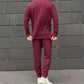 Weiches Freizeit-Set aus Oberteil und Hose für Herren