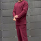 Weiches Freizeit-Set aus Oberteil und Hose für Herren