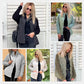 ⏳Begrenzte Zeit 50% Rabatt💥Gestrickte Patchwork-Pufferjacke für Damen
