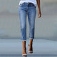 Modische High-Waist-Jeans für Damen