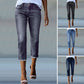 Modische High-Waist-Jeans für Damen