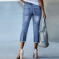 Modische High-Waist-Jeans für Damen