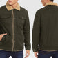 Herren Retro Western Winter Fleece Jacke