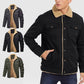 Herren Retro Western Winter Fleece Jacke