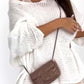 Gemütlicher Damen-Pullover mit V-Ausschnitt