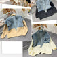 Stylische Frauen-Jacke mit Patchwork-Design und langen Ärmeln
