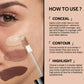 Mehrzweck-Modellierender wasserfester Concealer