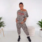 💜 LETZTER TAG DER AKTION – 49% RABATT 💜 Elegantes Damen-Set mit Leopardenmuster