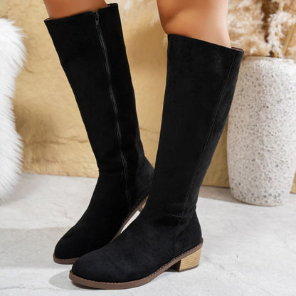Modische kniehohe Stiefel für Damen