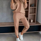 Bequemes 2-teiliges Sweatshirt- und Jogginghosen-Set für Damen