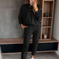 Bequemes 2-teiliges Sweatshirt- und Jogginghosen-Set für Damen