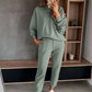 Bequemes 2-teiliges Sweatshirt- und Jogginghosen-Set für Damen