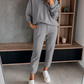 Bequemes 2-teiliges Sweatshirt- und Jogginghosen-Set für Damen