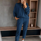 Bequemes 2-teiliges Sweatshirt- und Jogginghosen-Set für Damen