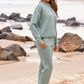 Bequemes 2-teiliges Sweatshirt- und Jogginghosen-Set für Damen