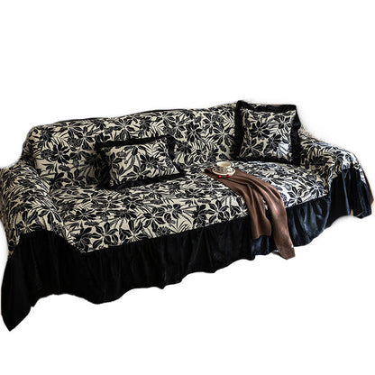 ✨ Französische Luxus Sofaüberwurf – Ganzabdeckung, universell passend, eleganter Sofabezug mit Rückenlehne, auch für Einzelsofa geeignet