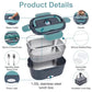 Wärmer, tragbare, beheizte Lunchboxen für Auto, LKW und Zuhause, Arbeit, Erwachsene, elektrische Lunchbox