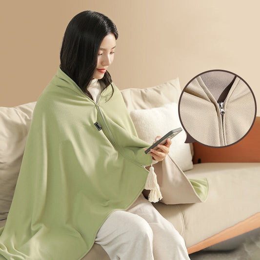 📢📢60% RABATT!!! 🎅Beheizte Kuscheldecke für Herbst & Winter – Waschbar, Extra Dick, Ideal für Büro & Mittagspause