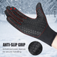 Unisex Touchscreen Warm Windproof Anti-Slip Zipper Gloves