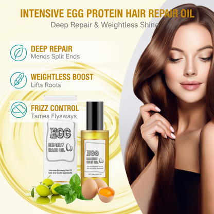 🔥Intensives Haarpflegeöl mit Eiprotein | 2 kaufen, 1 gratis dazu✨