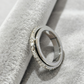 💖Black-Friday-Mega-Angebot – 50 % Rabatt!💖Drehbarer Spinner-Ring aus Titanstahl mit Zirkonia