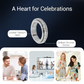 💖Black-Friday-Mega-Angebot – 50 % Rabatt!💖Drehbarer Spinner-Ring aus Titanstahl mit Zirkonia