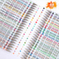 🖍️ 50% RABATT! ✨ GELSTIFT-SET - 12 Leuchtende Farben für Kunst und Schreiben, Fließende Tinte für Glatte Striche, Ideal für Schule, Büro und Kreativprojekte 🎨📝