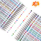 🖍️ 50% RABATT! ✨ GELSTIFT-SET - 12 Leuchtende Farben für Kunst und Schreiben, Fließende Tinte für Glatte Striche, Ideal für Schule, Büro und Kreativprojekte 🎨📝