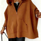 💎💎2025 Neuestes Modell 50 % Rabatt🧥Einfarbige Freizeitjacke für Damen mit Pelzkragen