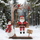 🎅✨Weihnachtsdekoration: Schaukelnder Weihnachtsmann (3D-Zentrumstück)