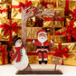 🎅✨Weihnachtsdekoration: Schaukelnder Weihnachtsmann (3D-Zentrumstück)