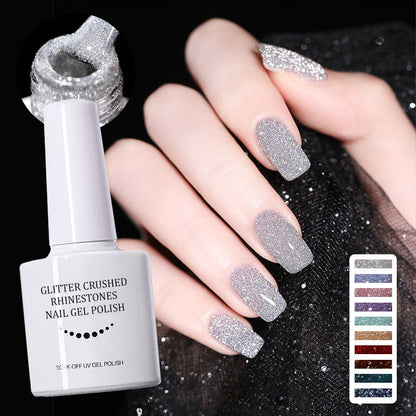 ✨✨Neueste Modell💅✨Reflektierender Crushed Diamond Nagellack