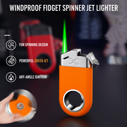 Windfester Fidget Spinner Jet Feuerzeug