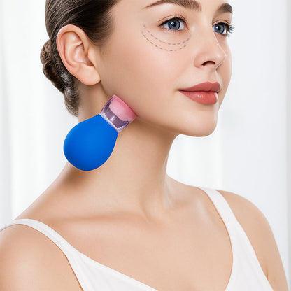 Glas-Massagegerät mit Schröpfgläsern