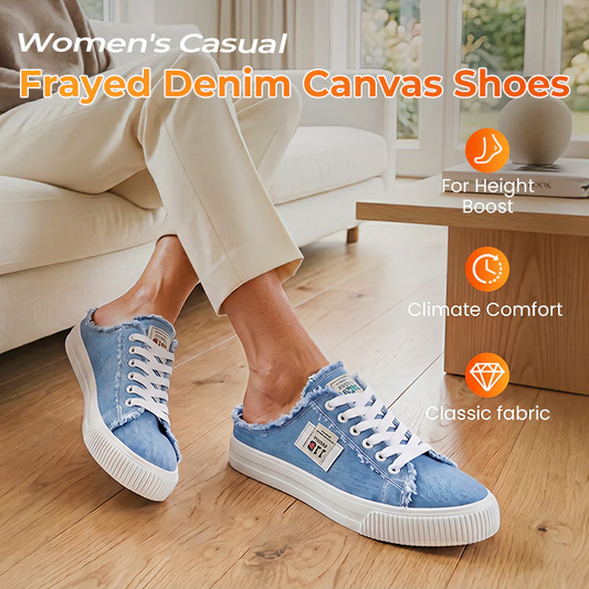👟 50% RABATT! 👖 Damen Denim Mule Sneakers – Leichter Schlupf, Bequeme Sohle & Perfekt Für Einen Lässigen Sommerlook ☀️