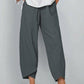 👖Jetzt 50 % Rabatt!✨Vintage-Hose mit asymmetrischem Gummibund und Taschen – Einzigartiges Design, bequeme Passform und funktionaler Stil🌸