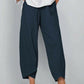 👖Jetzt 50 % Rabatt!✨Vintage-Hose mit asymmetrischem Gummibund und Taschen – Einzigartiges Design, bequeme Passform und funktionaler Stil🌸